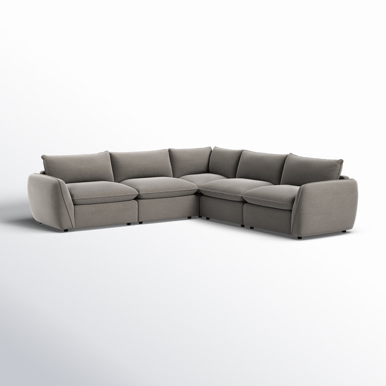 Tony 5 - Piece Upholstered Modular Sectional