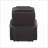 Recliners Power Lift with 2 Cup Holders | Walnut Brown Leather Aire