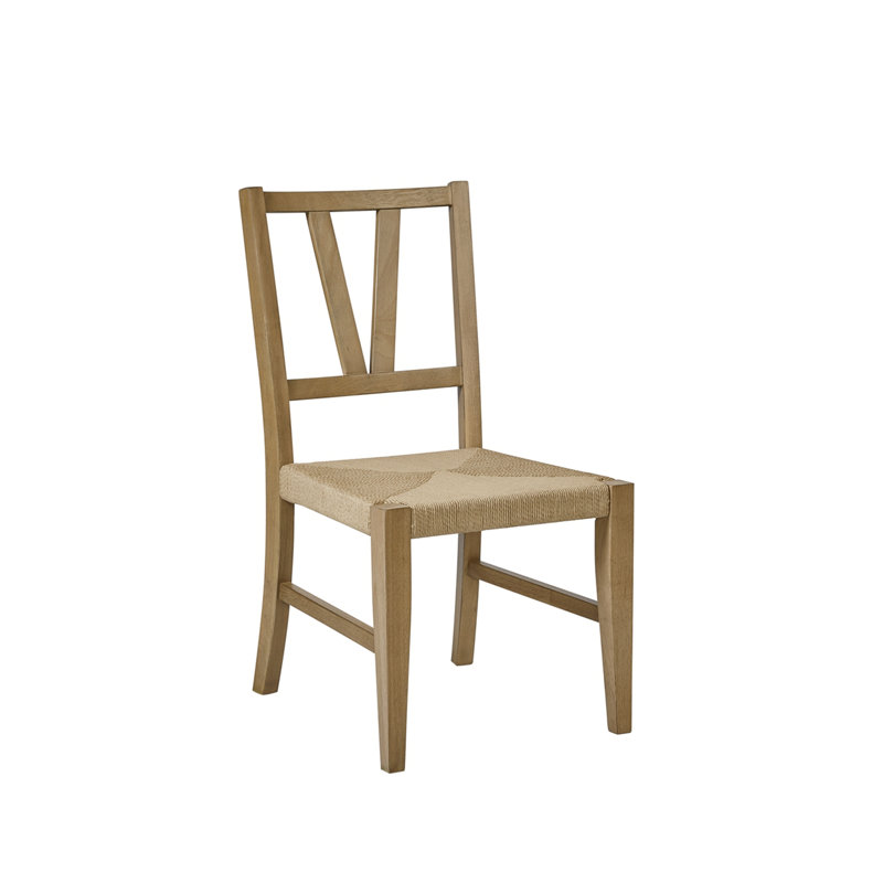 Chaise à dossier à lattes (ensemble de 2)