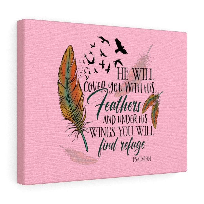 Under His Wings - Wrapped Canvas Print