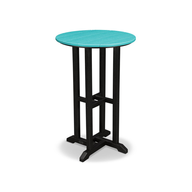 table de bar Contempo, Noir et Aruba
