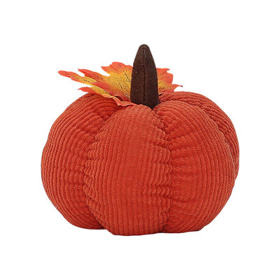 Thanksgiving Day Decorative Supplies Filled Knitted Fabric Pumpkin Tabletop Decoration Props