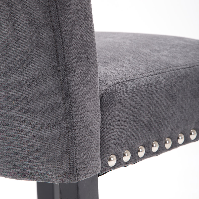 Upslope 18.9'' H Upholstered Parsons Chair, Gray
