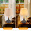 Lampe de table en bois Anastasaos