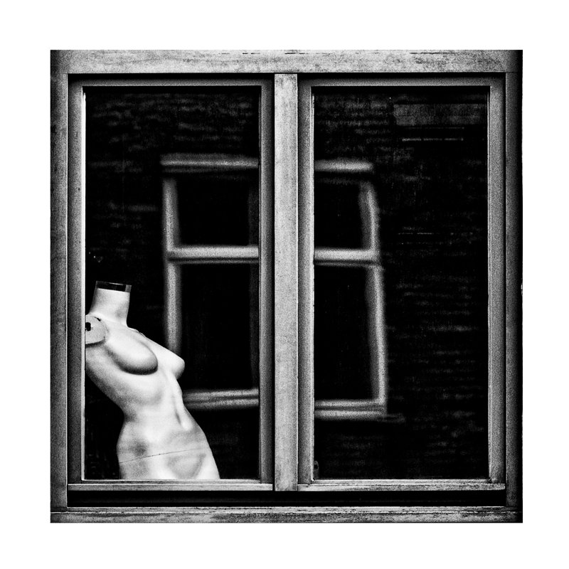 Susanne Stoop Mannequin Window Canvas Art, 24" H x 24" W