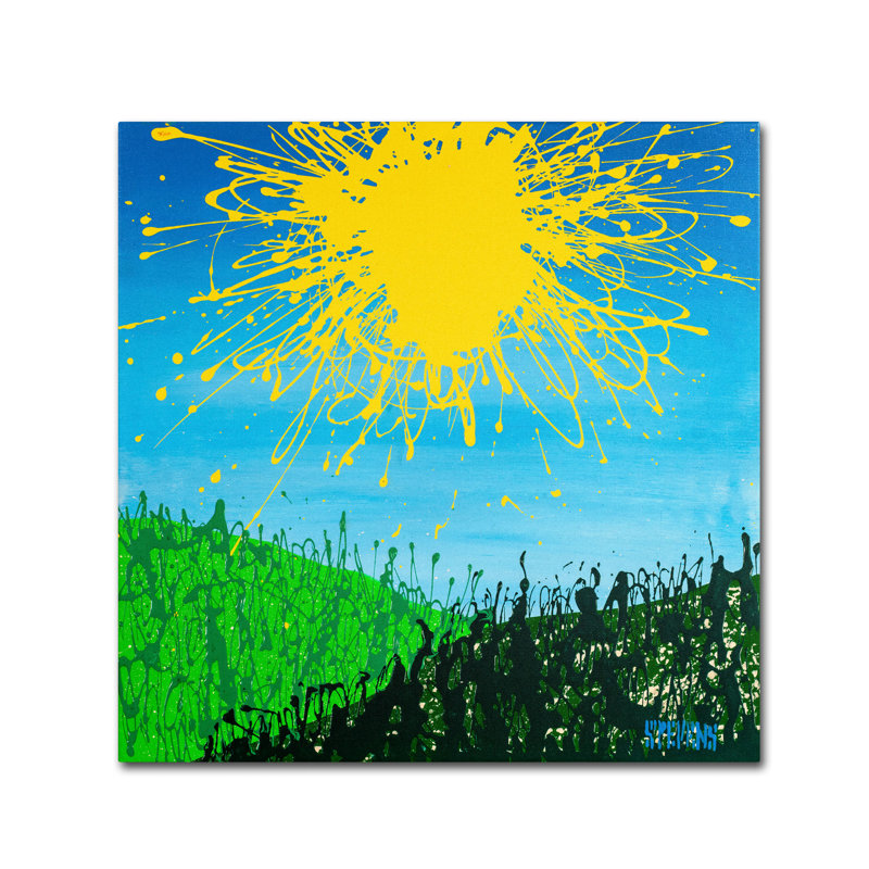 « sun valley » par roderick stevens, impression sur toile tendue, H 24 po x l 24 po x P 2 po