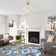 19.7" Hand-Woven Rattan Ceiling Fan with Remote and Light
