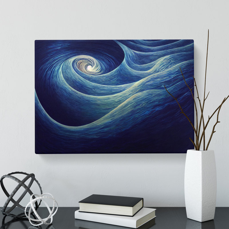 Uplifting Modern Abstract - Wrapped Canvas Painting, 35cm H x 50cm W x 3cm D