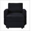 Chaise longue classique en velours côtelé, canapé confortable, fauteuil d'appoint rembourré avec repose-pieds pour le salon-1850711462