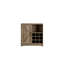 Solid Wood Cabinet/Enclosed Storage Wine Bottle Rack-853837410