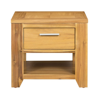 Ensemble de tables de bout en bois massif Lynise
