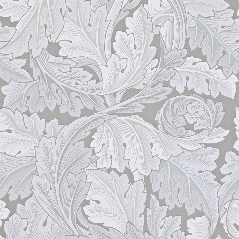 Acanthus Wallpaper, Marble