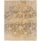 Artifact Wool Oriental Area Rug in Beige