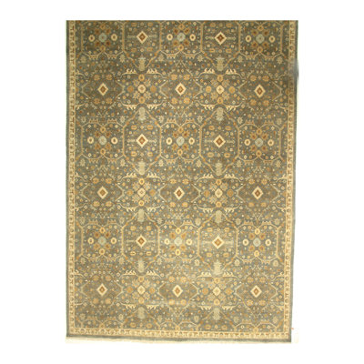 Handmade Cotton and Wool Oriental Area Rug