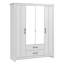 4 Door 2 Drawer Wardrobe with Mirror-112236021