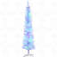 Arbre de Noël au crayon bleu saisissant