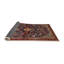 Tapis traditionnel rouge / vert Illari-225978449