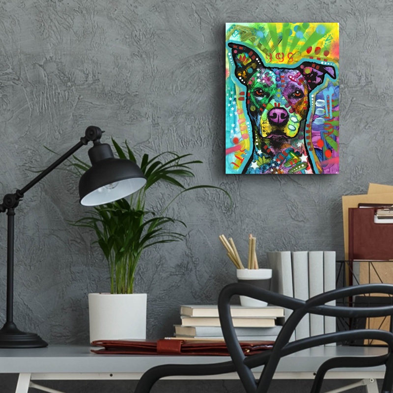 Hokku Designs «It's Only Love» par Dean Russo Studios, art mural en verre acrylique ACR-40065, H 16 po x l 12 po x P 0,13 po