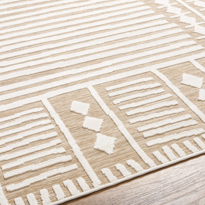 Bremen Geometric Indoor / Outdoor Rug, Rectangle 2' x 2'11"