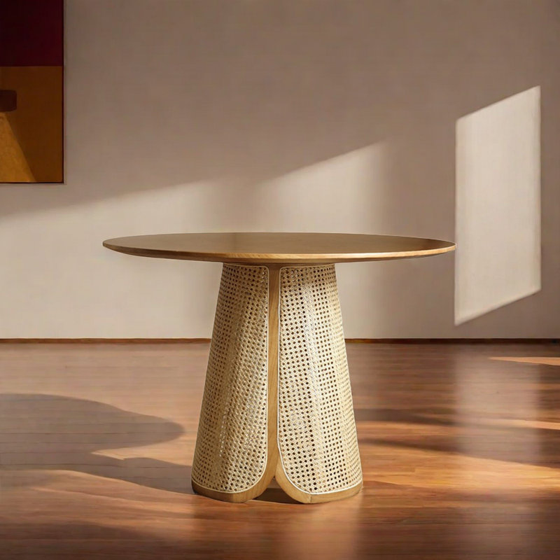 Round Dining Table, 53.14" W x 53.14" L