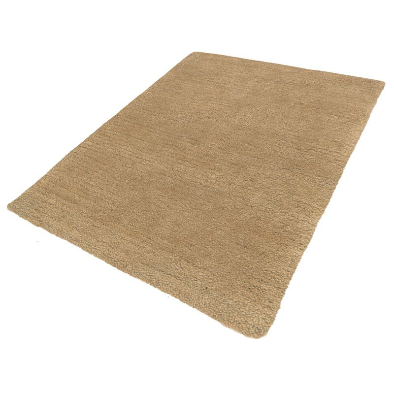 Sprouts Wool Area Rug in Beige, Rectangle 2' x 3'