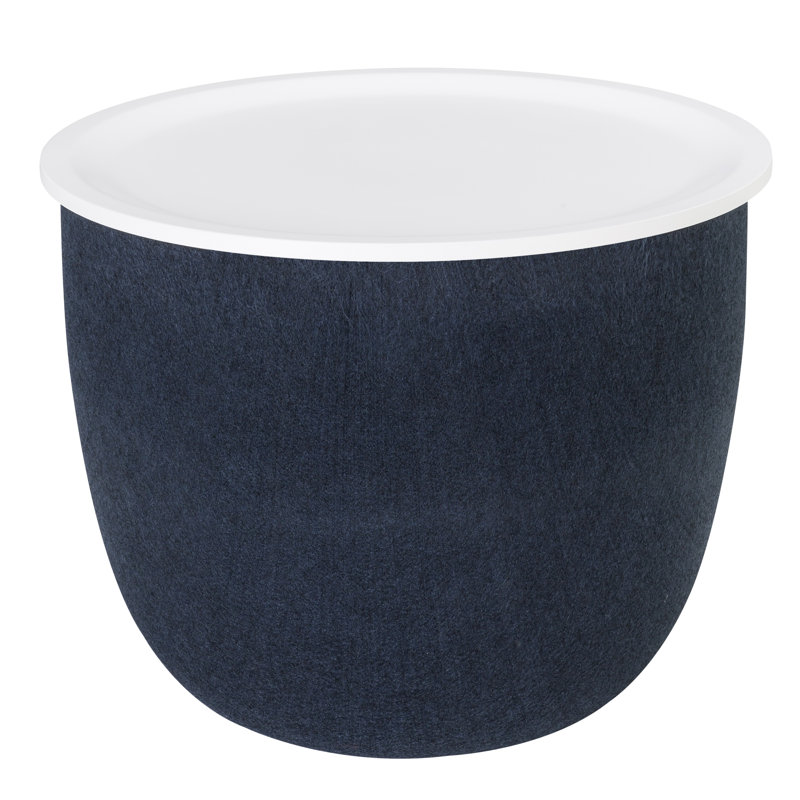 Ronda Tray Top Block End Table, Purple
