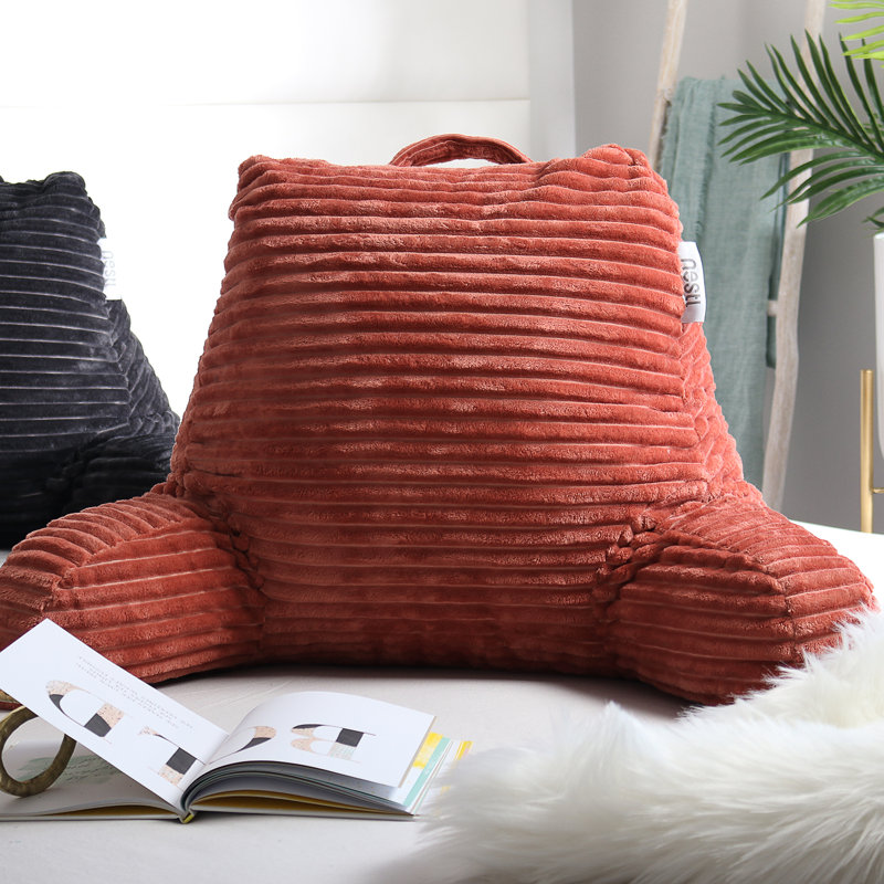 Nestl Reading Pillow , 17" x 14", Misty Rose, Polyester