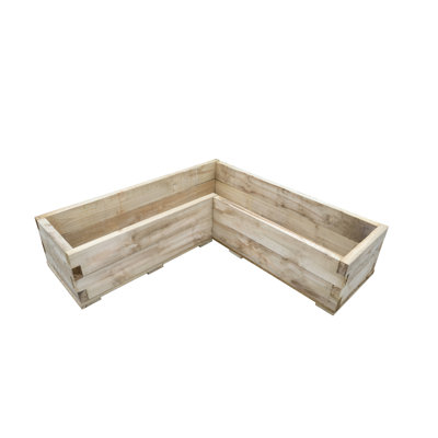 Wood Raised Garden Bed