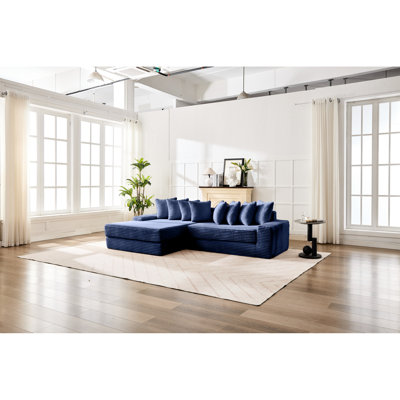 Multi - Functional Folding Bed Couch, Ideal For Dorm Rooms. Convertible To Floor Or Sleeper. Corduroy Compressed, Blue, 107.29 In Depth. Space Saving, No Assembly Small Spaces. 3 1 Versatile Foldable