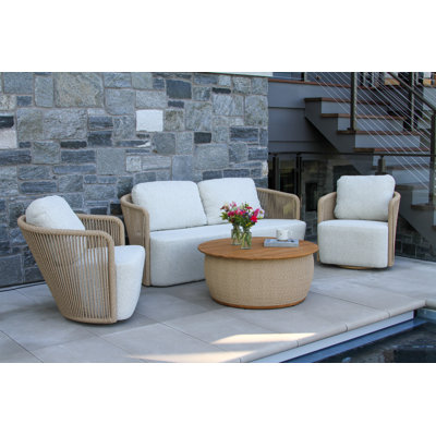 Fayette 4-piece Cable Wicker Seating Group