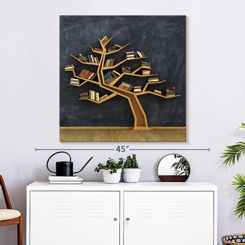 Kerner Tree Bookshelf, 33" H x 33" W