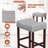 Upholstered Counter Stool with Solid Wood Frame-1151415210-1151415209