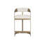 Beaumont Upholstered Bar Stool with Metal Frame