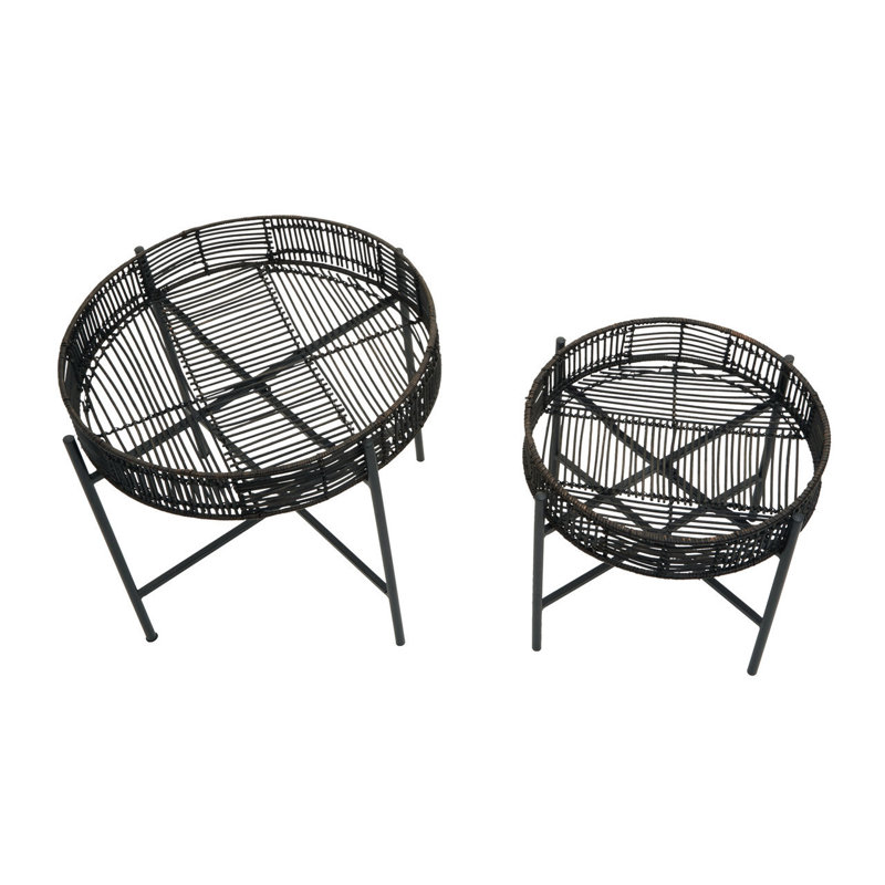 Mulak Frame Nesting Tables, Black