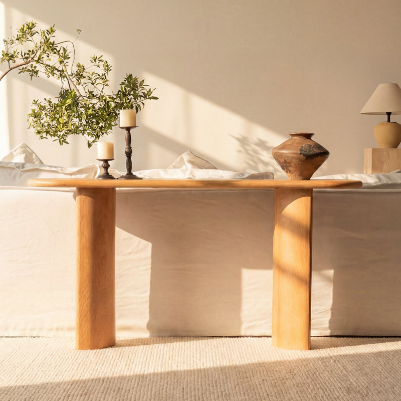 Console Haven 60 po Haven, Naturel