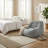 Corduroy Fabric Beanbag Couch Cozy Fluffy Cloud Mini Couch