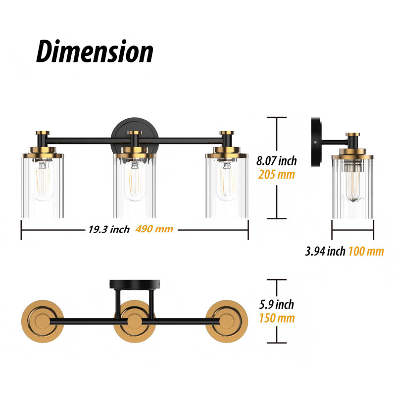 Luminaires de salle de bain Sephira, 3