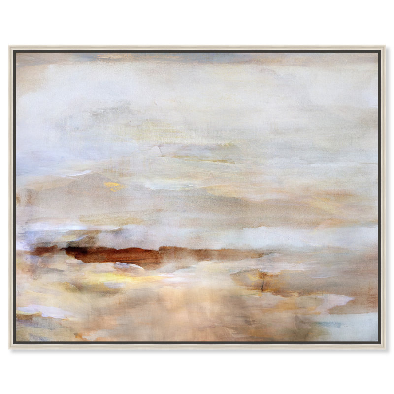 «Clear Mornings - Hope Bainbridge», reproduction d'art sur toile encadrée par Art Remedy, cadre argenté, 20 x 16