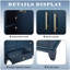 35.6" Bathroom Cabinet, Only Cabinet, Blue-157624547