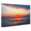 Sunset In Long Beach California In Abstract - Wrapped Canvas-55338392
