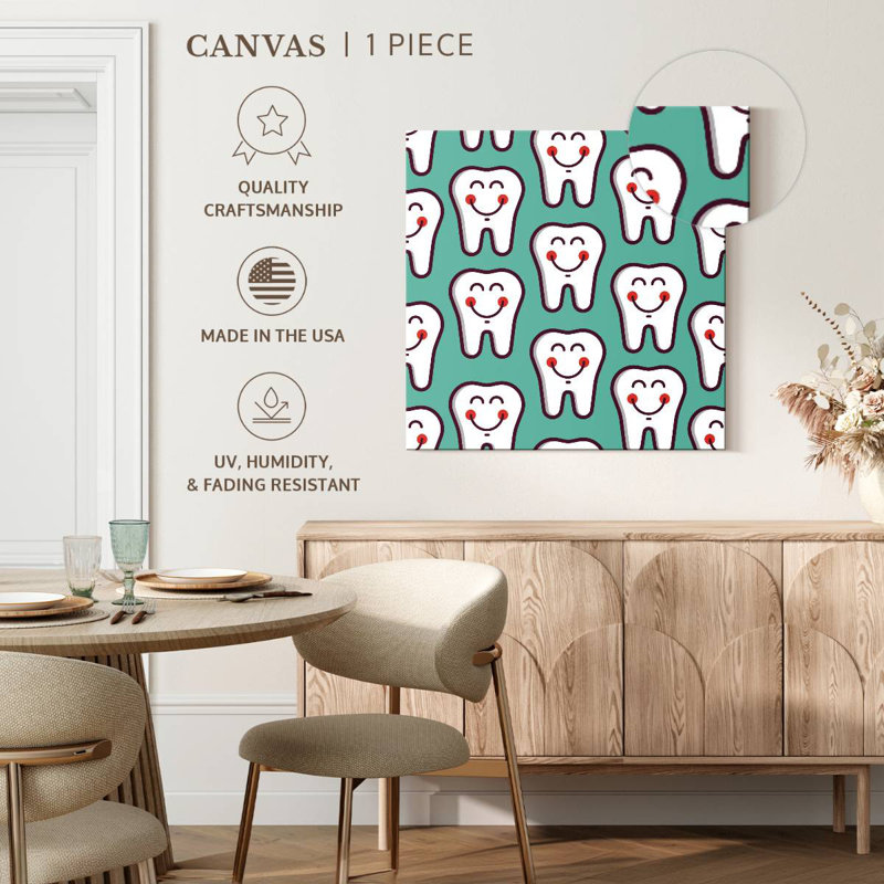 Alcaraz Smiley Tooth, H 16 po x l 16 po