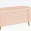 Repose-pieds moderne avec rangement en chenille moderne avec grand compartiment caché, idéal pour le salon et la chambre à coucher-131685644-131685646