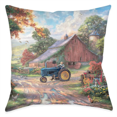 Coussin décoratif d'intérieur Thomas Kinkade