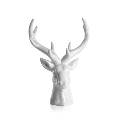 Giron Ceramic Stag Head Bust