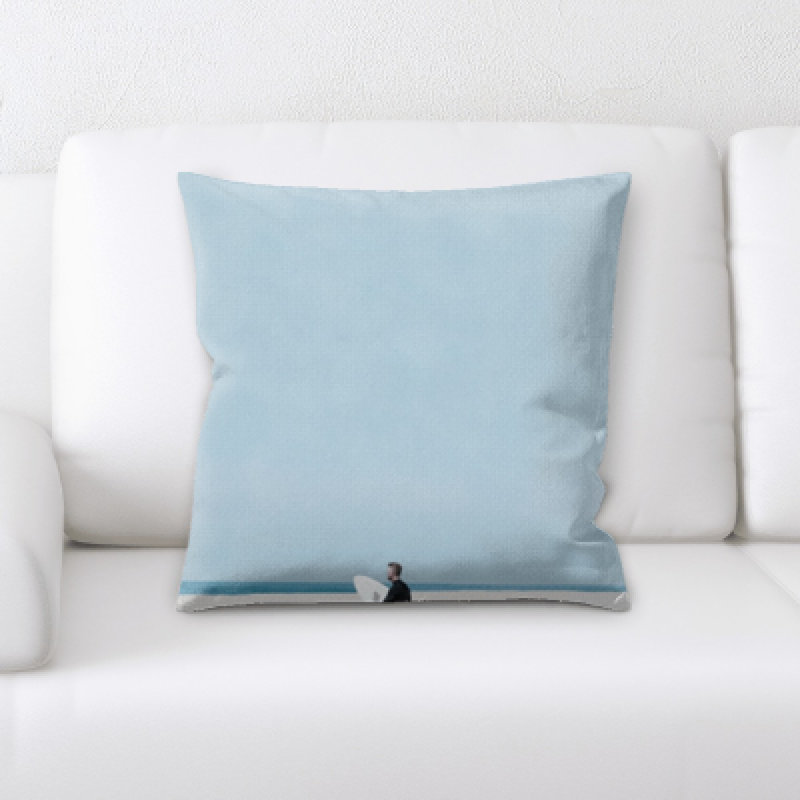 Stephen Microsuede Reversible Throw Pillow