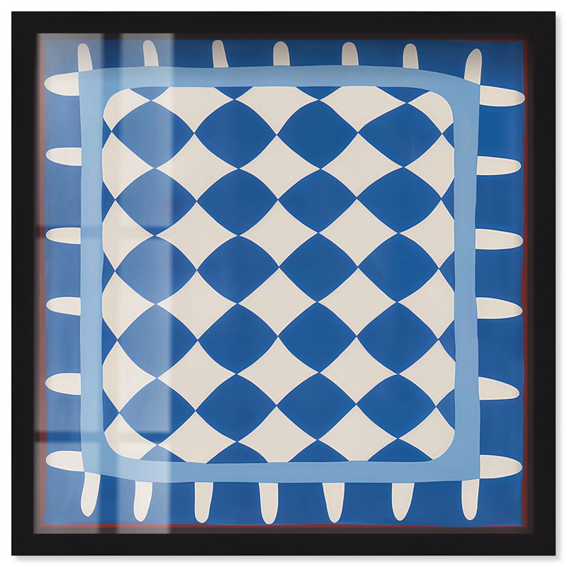 Encadré en couleur, impression d'ombre côtière par Art Remedy, H 13 po x l 13 po, Noir