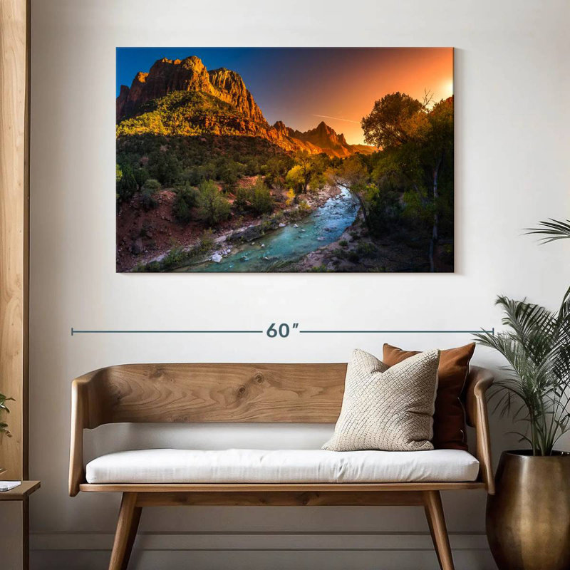 Rivière Alvord Zion National Park, H 32 po x l 48 po