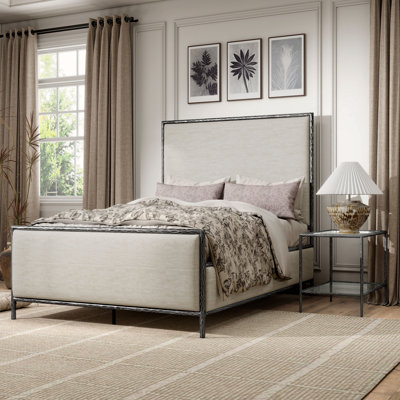 Ensemble de chambre à coucher en métal martelé 2 pièces Lalia