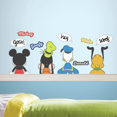 Mickey And Friends Fantasy & Sci-Fi Non-Wall Damaging Wall Decal
