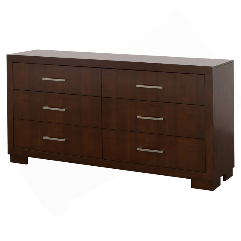 Commode 6 tiroirs Polk Cappuccino